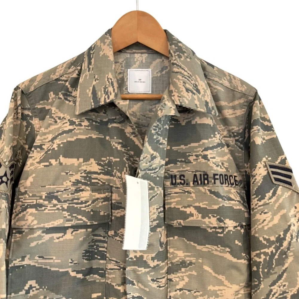 NWT Air Force Utility Coat Men’s 38R Rabu Jacket Green Camo 8415-01-598-5804